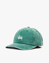 Stüssy Washed Stock Low Pro Cap - Green