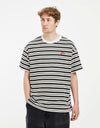 Nike SB YD Stripe T-Shirt - Sail/Dk Smoke Grey/Sequoia