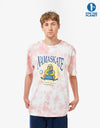 Route One Namaskate T-Shirt - Pink Tye Dye
