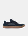 Lakai Brighton Skate Shoes - Navy/Gum Suede
