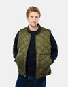 Dickies x Vincent Alvarez Quilted Vest - Military Green
