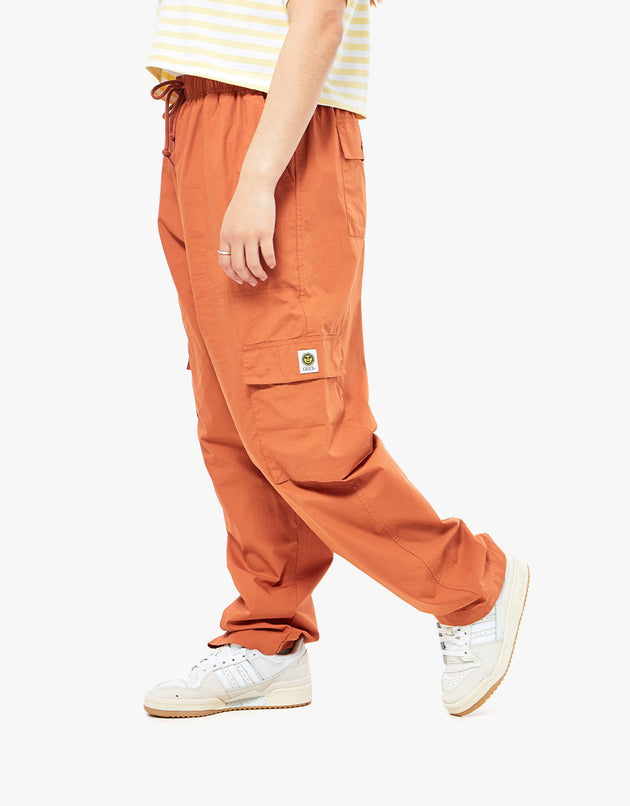 Obey Womens Sunny Poplin Cargo Pant - Bombay Brown