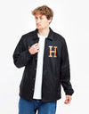 HUF x Thrasher Split Coaches Jacket - Black