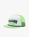 Thrasher Ellipse Logo Trucker Cap - Green
