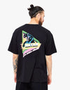 Santa Monica Airlines Natas Neon Classic Pocket T-Shirt - Black