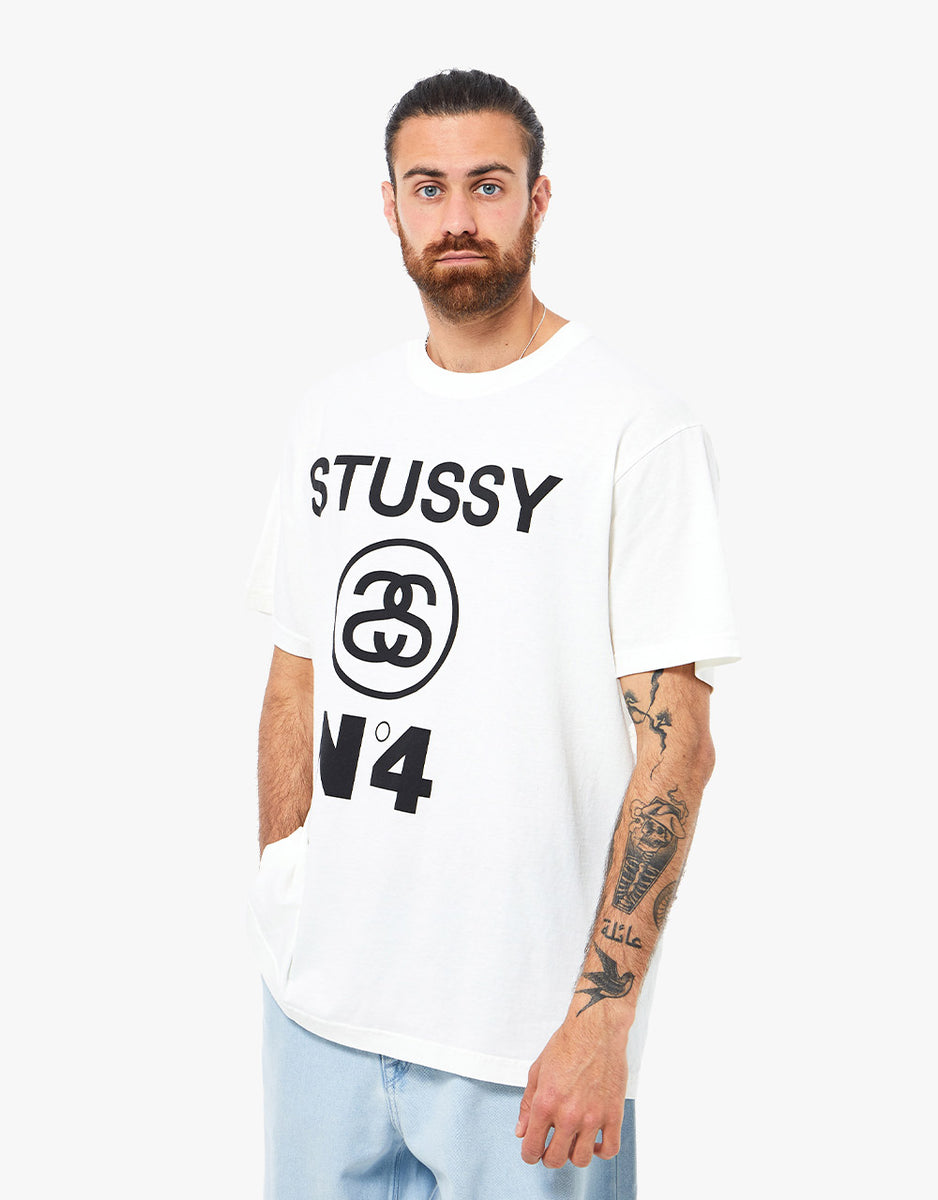 stussy crew Tシャツ　Over Double Dyed