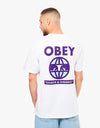 Obey Global Eyes T-Shirt - White