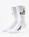 Jungles Jungles Sphinx Logo Socks - White