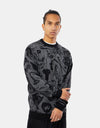 Pass Port 11 Year Knitted Crew - Black