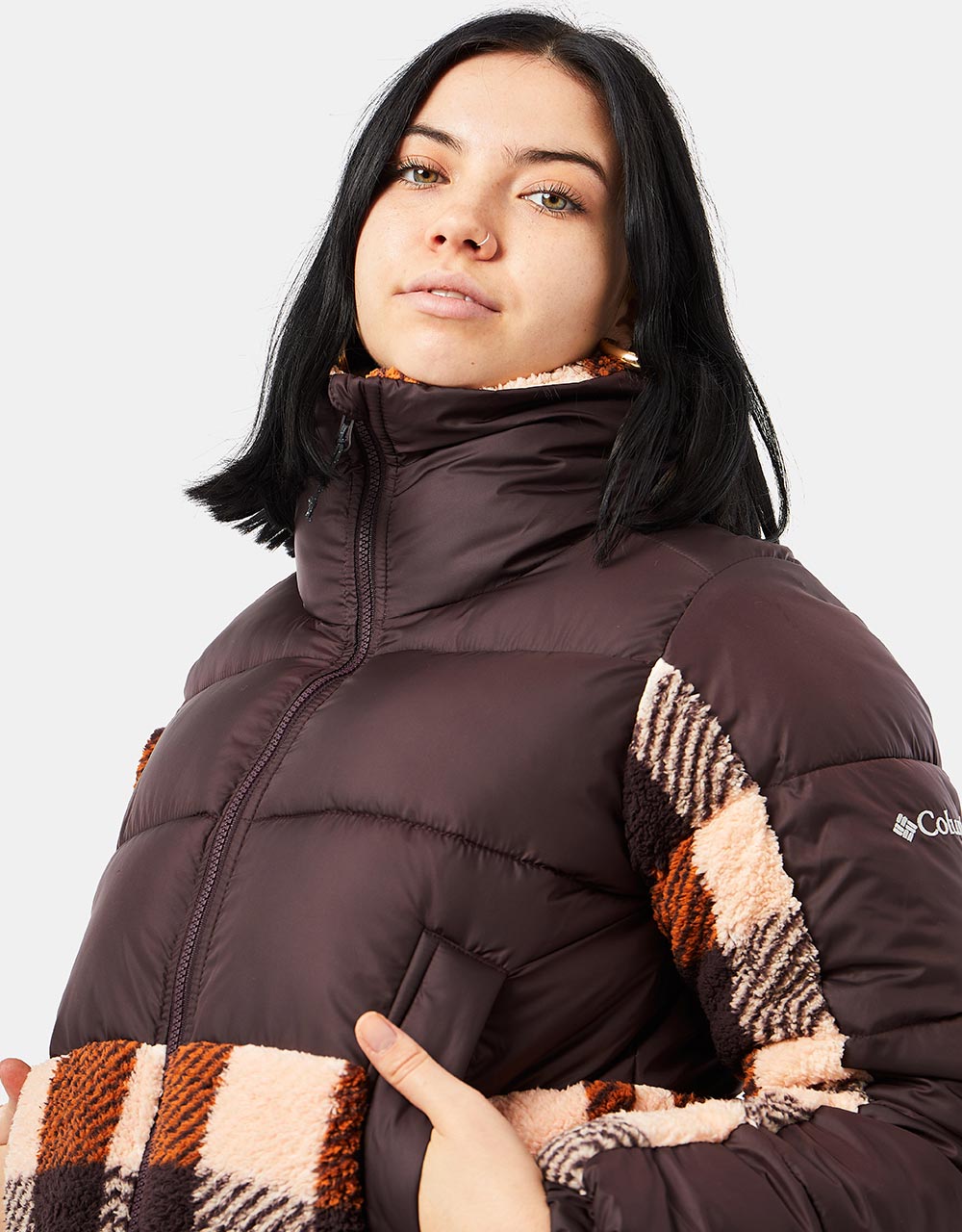 Columbia Womens Leadbetter Point™ Sherpa Hybrid Jacket