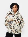 Columbia Womens Winter Pass™ Sherpa FZ Fleece - Chalk/Rocky Mountain Print