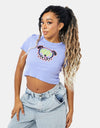 Obey Womens Vicious Dog T-Shirt - Digital Violet