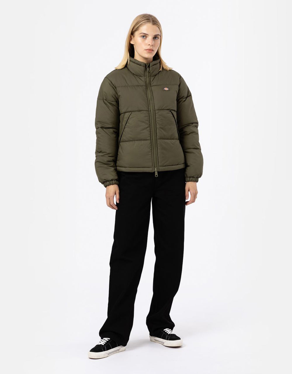 Dickies Womens Alatna Puffer Jacket - Military Green