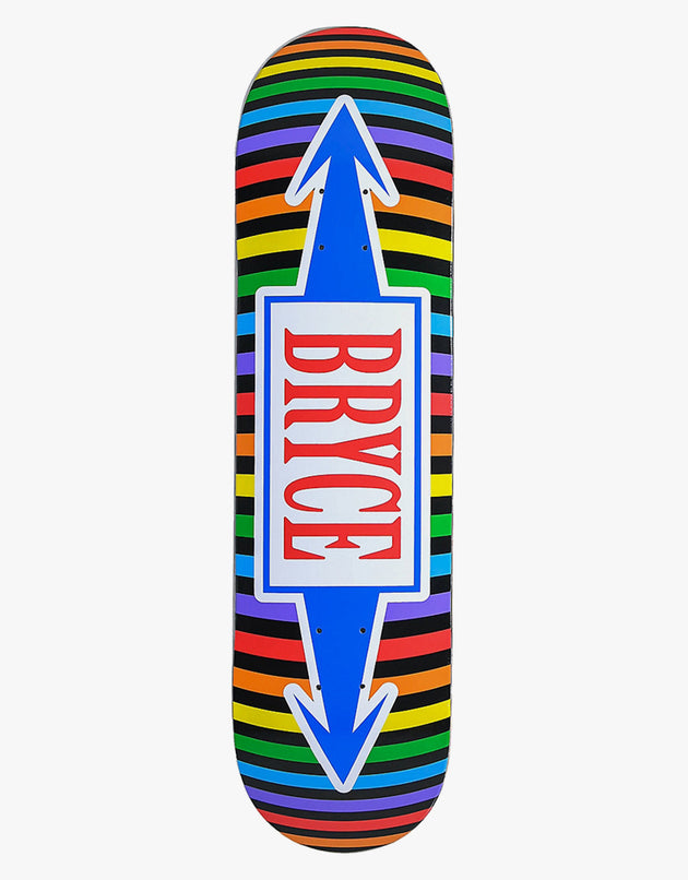 Stereo Bryce Arrows Stripes Skateboard Deck - 8.25"