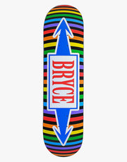 Stereo Bryce Arrows Stripes Skateboard Deck - 8.25"