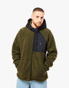 Vans Sherpa Hoodie - Grape Leaf/Black