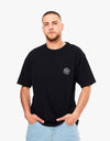 Vans Off The Wall Graphic Pocket T-Shirt - Black Peace Sign