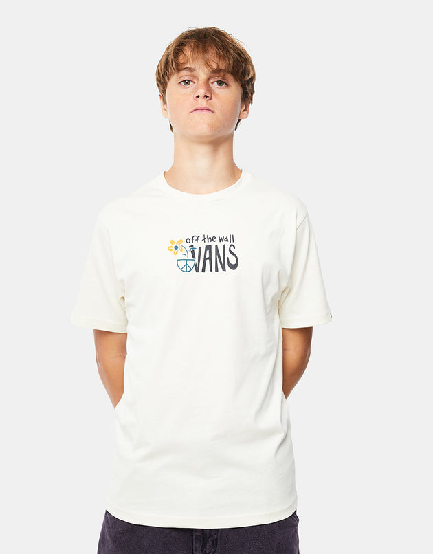 Vans In Our Hands Kids T-Shirt - Antique White