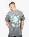 Route One Bloom T-Shirt - Charcoal