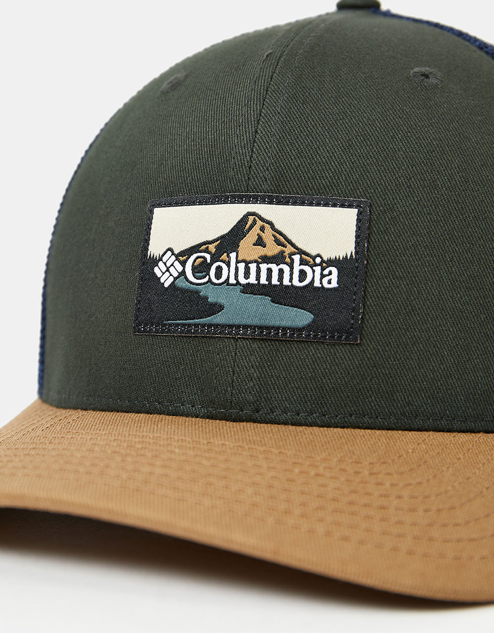 Columbia Columbia™ Mesh Ball Cap - Spruce/Collegiate Navy/Delta