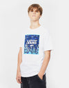 Vans Print Box Kids T-Shirt - White/Camo Flame