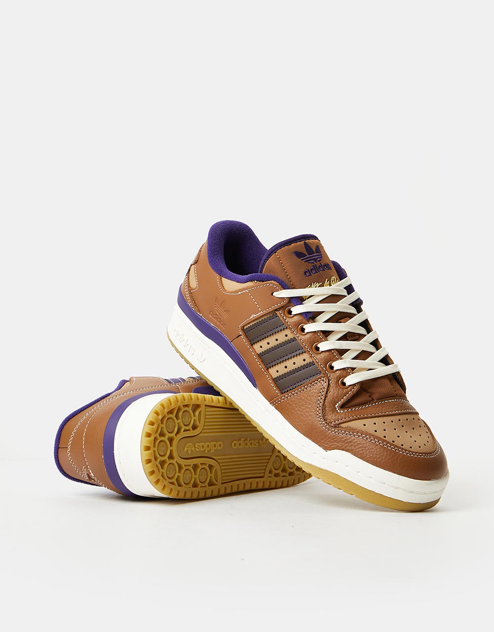 adidas x Heitor Forum 84 ADV Skate Shoes - Wild Brown/Cardboard/Dark Brown