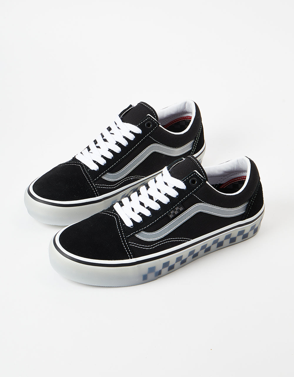 Vans Skate Old Skool Shoes - (Translucent Rubber) Black/Clear