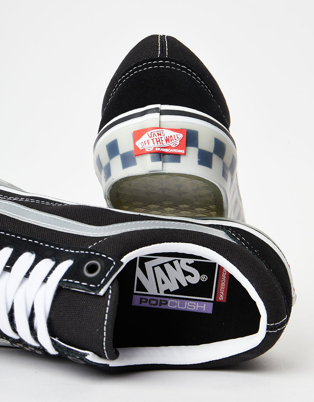 Vans Skate Old Skool Shoes - (Translucent Rubber) Black/Clear