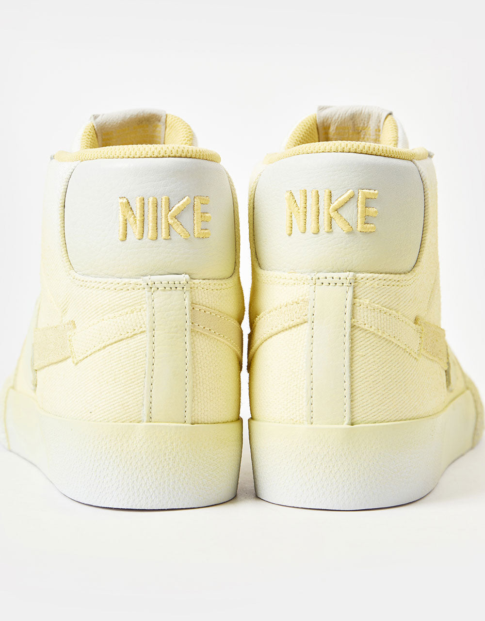 Nike SB Zoom Blazer Mid Premium Skate Shoes - Lemon Wash/Lemon Wash-Lemon Wash-White