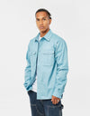 Nike Tanglin Woven LS Shirt - Worn Blue