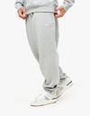 Nike Solo Swoosh Sweatpants - Dark Grey Heather/White