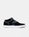 DC Kalis Vulc Mid Skate Shoes - Black/Gun Metal
