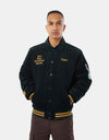 Carhartt WIP Letterman Jacket - Dark Cedar/Ochre