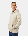 Carhartt WIP Hooded Script Embroidery Sweatshirt - Wall/Black