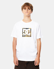DC Square Star Fill Kids T-Shirt - White