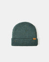 Route One Recycled Fleck Beanie - Forest Green