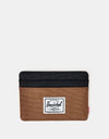 Herschel Supply Co. Charlie RFID Cardholder - Saddle/Black