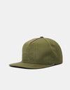 Anti Hero Black Hero Outline Snapback Cap - Olive/Olive