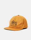 Krooked Arketype Raw Snapback Cap - British Khaki/Black
