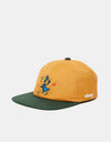 Obey Disco Duck 6 Panel Snapback Cap - Brown Sugar Multi