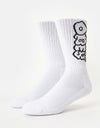 Obey Brux Socks - White