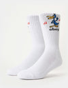 Obey Nomad Socks - White