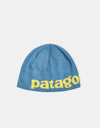 Patagonia Beanie - Logo Belwe Knit/Wavy Blue