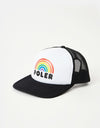 Poler Rainbow Trucker Cap - Black