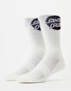Santa Cruz Other Dot Socks - Bone