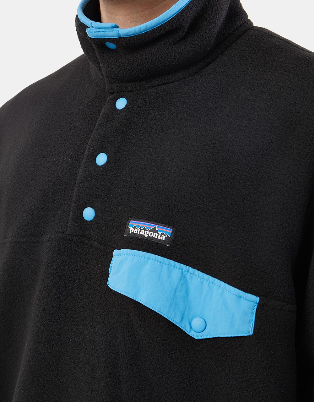 Patagonia Lightweight Synch Snap-T Pullover - Black