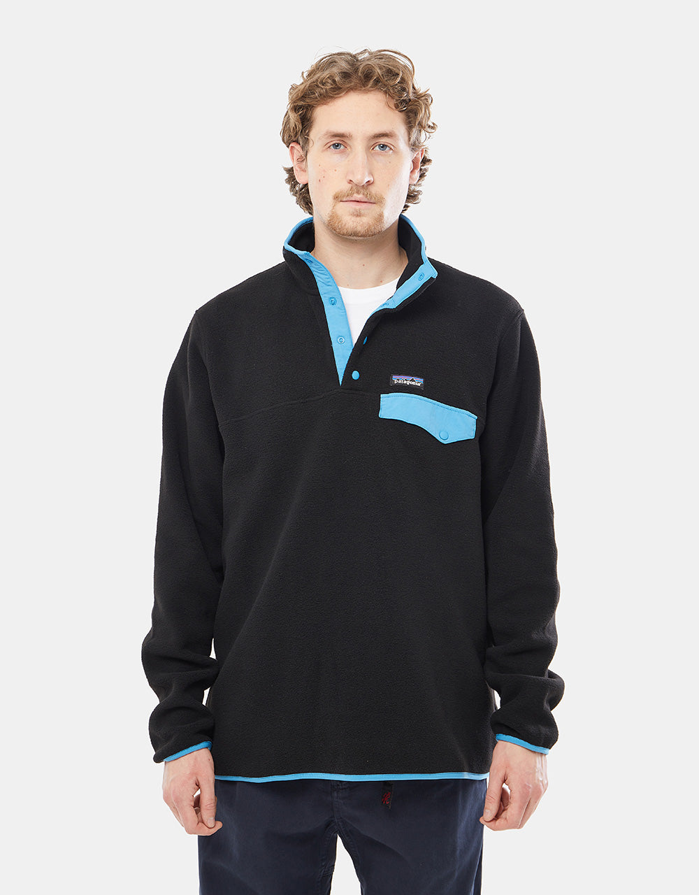 Patagonia Lightweight Synch Snap-T Pullover - Black