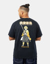 Primitive x Demon Slayer Zenitsu Agatsuma T-Shirt - Black