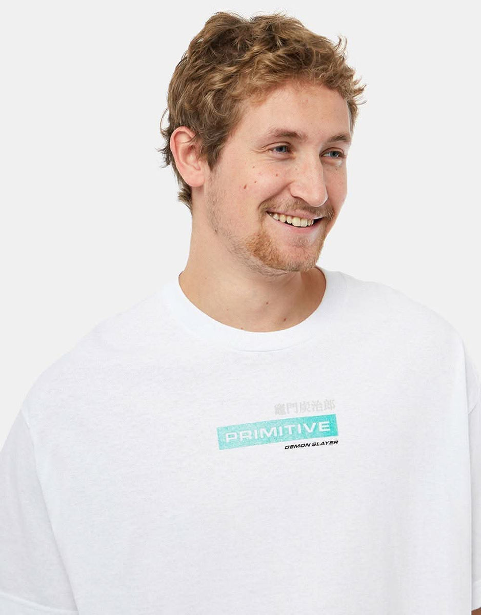Primitive x Demon Slayer Tanjiro Dirty P T-Shirt - White – Route One