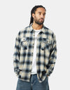 Dickies x Ronnie Sandoval Plaid LS Shirt - Blue Ombre Plaid